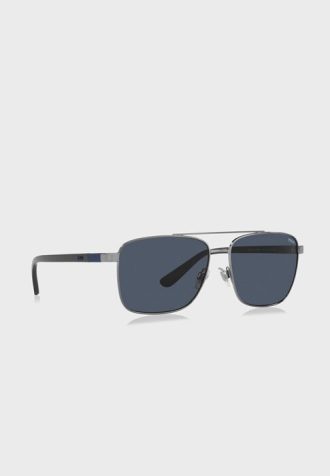Silver Men’s Ralph Lauren 0Ph3137 Clubmaster Sunglasses