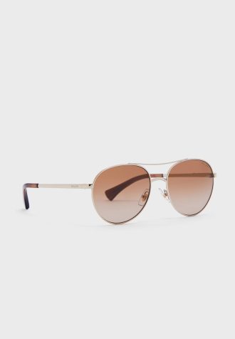 Silver Women’s Ralph Lauren 0Ra4135 Aviator Sunglasses