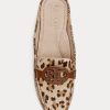 Snake Women’s Ralph Lauren Brynn Embossed Leather & Haircalf Driver Flat Shoes