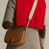 Tan Women’s Ralph Lauren Polo ID Calfskin Saddle Bags Tan Women’s Ralph Lauren Polo ID Calfskin Saddle Bags