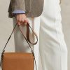 Tan Women’s Ralph Lauren Polo ID Calfskin Saddle Bags Tan Women’s Ralph Lauren Polo ID Calfskin Saddle Bags