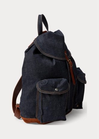 True Indigo Women’s Ralph Lauren Denim Rucksack Handbag