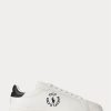 White / Black Men’s Ralph Lauren Heritage Court II Leather Sneakers White / Black Men’s Ralph Lauren Heritage Court II Leather Sneakers