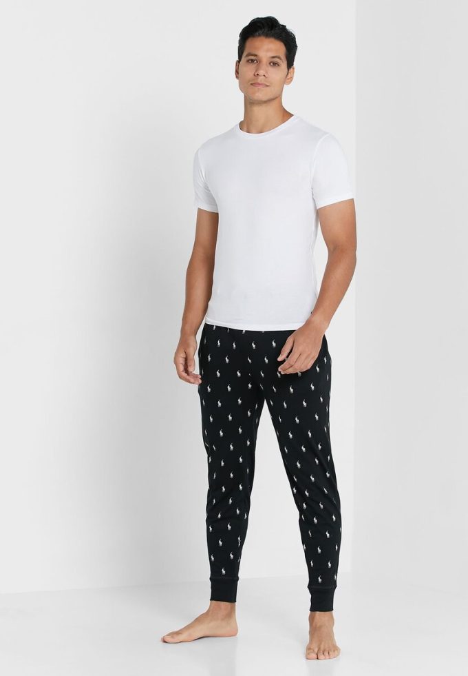 White Men’s Ralph Lauren 2 Pack Essential Crew Neck T Shirts