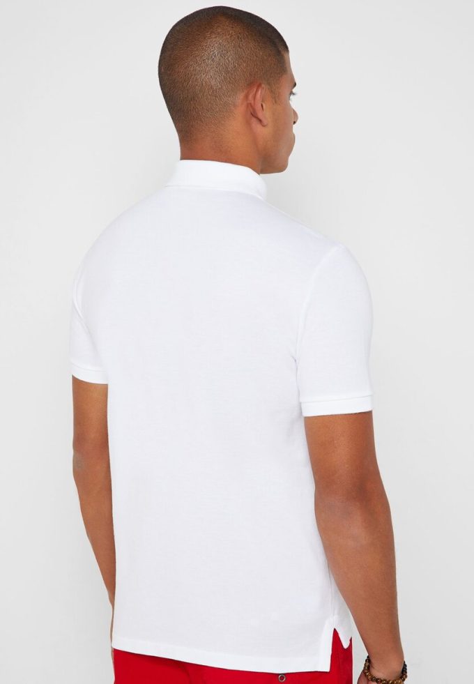 White Men’s Ralph Lauren Basic Mesh Polo Shirts White Men’s Ralph Lauren Basic Mesh Polo Shirts