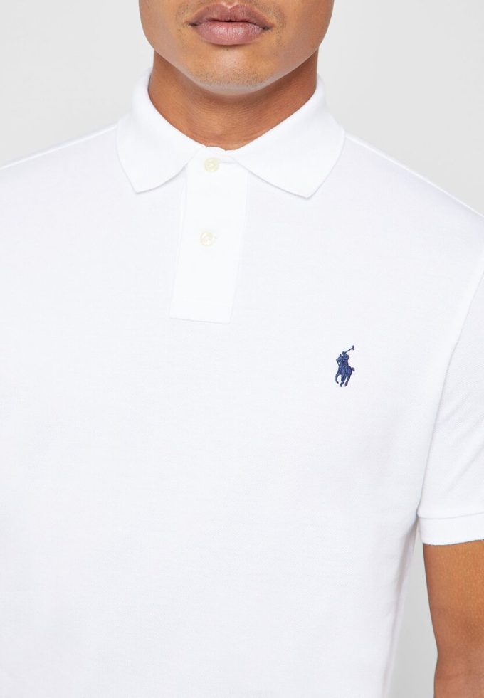 White Men’s Ralph Lauren Basic Mesh Polo Shirts White Men’s Ralph Lauren Basic Mesh Polo Shirts