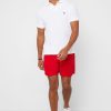 White Men’s Ralph Lauren Basic Mesh Polo Shirts White Men’s Ralph Lauren Basic Mesh Polo Shirts