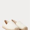 White Men’s Ralph Lauren Canvas Espadrille