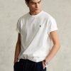 White Men’s Ralph Lauren Classic Fit Heavyweight Jersey T Shirts White Men’s Ralph Lauren Classic Fit Heavyweight Jersey T Shirts