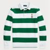 White Men’s Ralph Lauren Custom Slim Fit Bear Rugby Polo Shirts White Men’s Ralph Lauren Custom Slim Fit Bear Rugby Polo Shirts