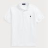 White Men’s Ralph Lauren Custom Slim Fit Birdseye Polo Shirts White Men’s Ralph Lauren Custom Slim Fit Birdseye Polo Shirts