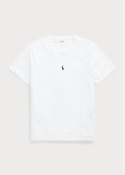 White Men’s Ralph Lauren Custom Slim Fit Crewneck T Shirts White Men’s Ralph Lauren Custom Slim Fit Crewneck T Shirts