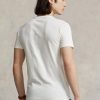 White Men’s Ralph Lauren Custom Slim Fit Crewneck T Shirts White Men’s Ralph Lauren Custom Slim Fit Crewneck T Shirts