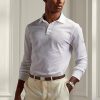 White Men’s Ralph Lauren Custom Slim Fit Pique Polo Shirts White Men’s Ralph Lauren Custom Slim Fit Pique Polo Shirts