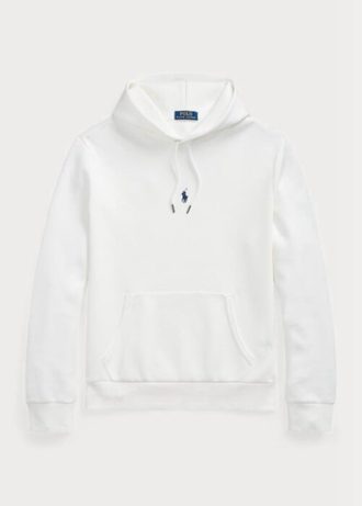 White Men’s Ralph Lauren Double-knit   Hoodie