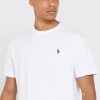White Men’s Ralph Lauren Essential Crew Neck T Shirts White Men’s Ralph Lauren Essential Crew Neck T Shirts
