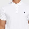 White Men’s Ralph Lauren Essential Polo Shirts