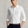 White Men’s Ralph Lauren Featherweight Mesh   Shirts