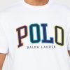 White Men’s Ralph Lauren Logo Crew Neck T Shirts