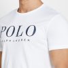 White Men’s Ralph Lauren Logo Crew Neck T Shirts