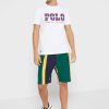 White Men’s Ralph Lauren Logo Crew Neck T Shirts