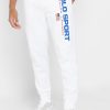 White Men’s Ralph Lauren Logo Sweatpants White Men’s Ralph Lauren Logo Sweatpants