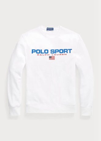 White Men’s Ralph Lauren Polo Sport Fleece Sweatshirt