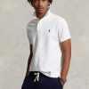White Men’s Ralph Lauren Slim Fit Mesh Polo Shirts White Men’s Ralph Lauren Slim Fit Mesh Polo Shirts
