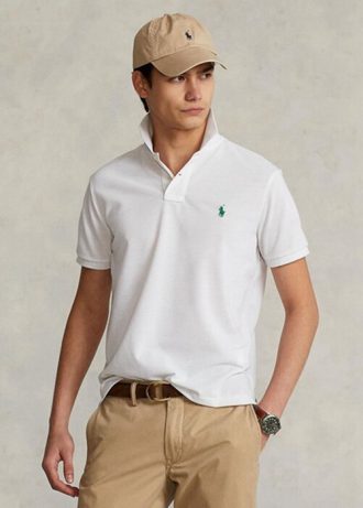 White Men’s Ralph Lauren The Earth  Polo Shirts