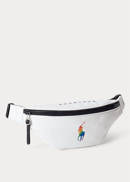 White Multi Women’s Ralph Lauren Pride Canvas Handbag White Multi Women’s Ralph Lauren Pride Canvas Handbag