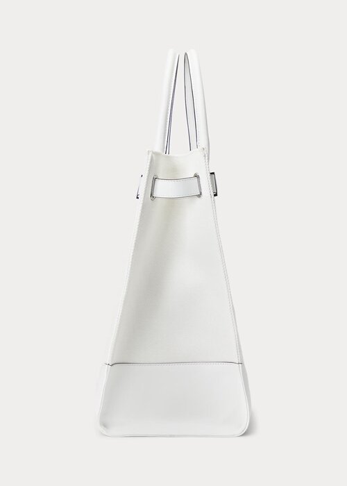 White/White Women’s Ralph Lauren Eyelet Canvas Large Devyn Tote Bags White/White Women’s Ralph Lauren Eyelet Canvas Large Devyn Tote Bags