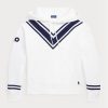 White Women’s Ralph Lauren Australian Open Cricket Fleece  Hoodie