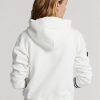 White Women’s Ralph Lauren Australian Open Cricket Fleece  Hoodie