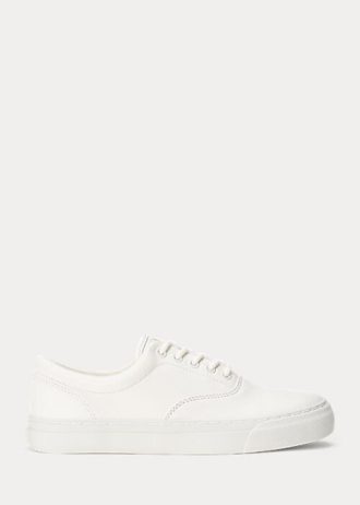 White Women’s Ralph Lauren Bryn Leather Sneakers