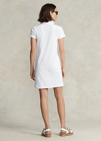 White Women’s Ralph Lauren Cotton Mesh Dress White Women’s Ralph Lauren Cotton Mesh Dress