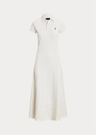 White Women’s Ralph Lauren Eyelet Stretch Cotton Mesh Dress White Women’s Ralph Lauren Eyelet Stretch Cotton Mesh Dress