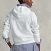 White Women’s Ralph Lauren Fleece Pullover Hoodie White Women’s Ralph Lauren Fleece Pullover Hoodie