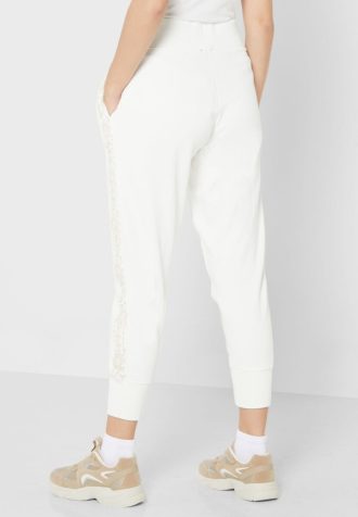White Women’s Ralph Lauren High Waist Knitted Pants