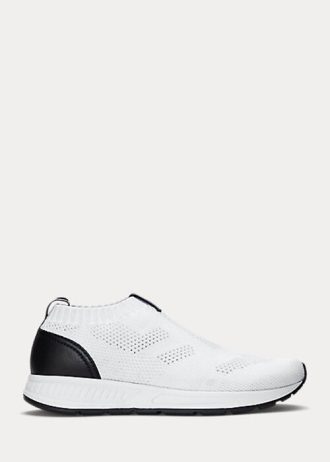 White Women’s Ralph Lauren Kacie Slip-On Sneakers