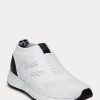 White Women’s Ralph Lauren Kacie Slip-On Sneakers