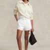 White Women’s Ralph Lauren Layered Ripstop-jersey Drawstring  Shorts