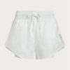 White Women’s Ralph Lauren Layered Ripstop-jersey Drawstring  Shorts