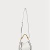 White Women’s Ralph Lauren Leather Small Charli Shoulder Bags White Women’s Ralph Lauren Leather Small Charli Shoulder Bags