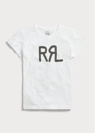 White Women’s Ralph Lauren Logo Cotton Jersey T Shirts White Women’s Ralph Lauren Logo Cotton Jersey T Shirts