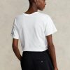 White Women’s Ralph Lauren Rl Logo Jersey  T Shirts