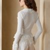 White Women’s Ralph Lauren Ruffle-Trim Cardigan Sweaters White Women’s Ralph Lauren Ruffle-Trim Cardigan Sweaters