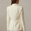 White Women’s Ralph Lauren Safford Wool Gabardine Blazers White Women’s Ralph Lauren Safford Wool Gabardine Blazers