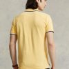 Yellow Men’s Ralph Lauren Custom Slim Fit Mesh Polo Shirts