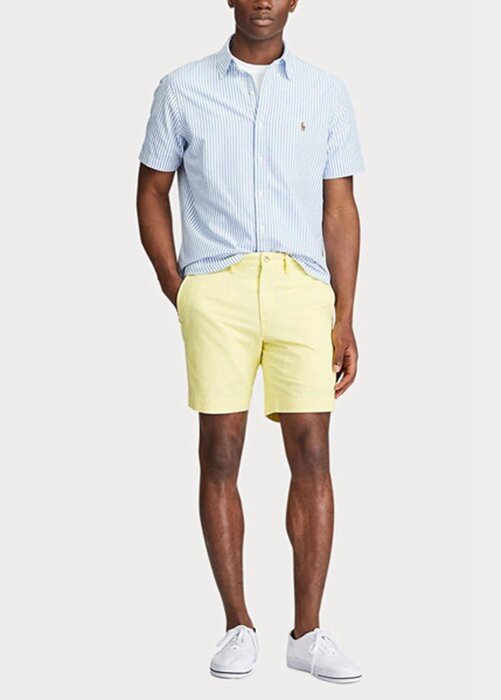 Yellow Men’s Ralph Lauren Stretch Straight Fit Chino Shorts Yellow Men’s Ralph Lauren Stretch Straight Fit Chino Shorts