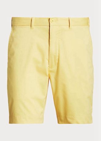 Yellow Men’s Ralph Lauren Tailored Fit Stretch Twill  Shorts